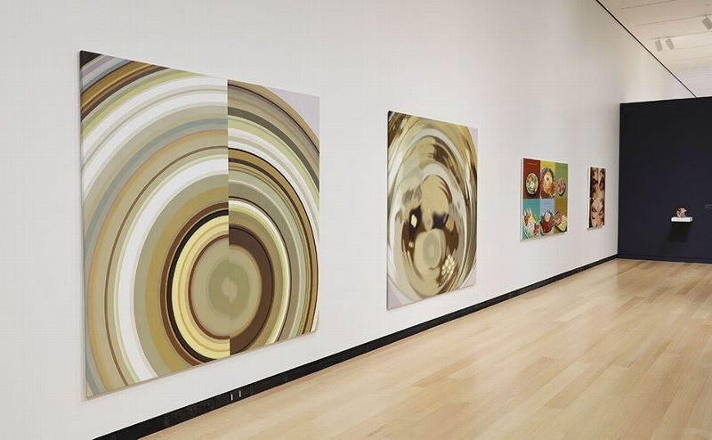 Installation views of Julia Jacquette: Unrequited and Acts of Play, Ruth and Elmer Wellin Museum of Art at Hamilton College (February 18 – July 2, 2017). Photos by John Bentham